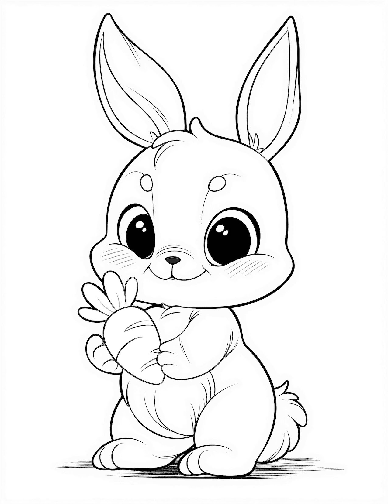 Bunny Coloring Pages Free