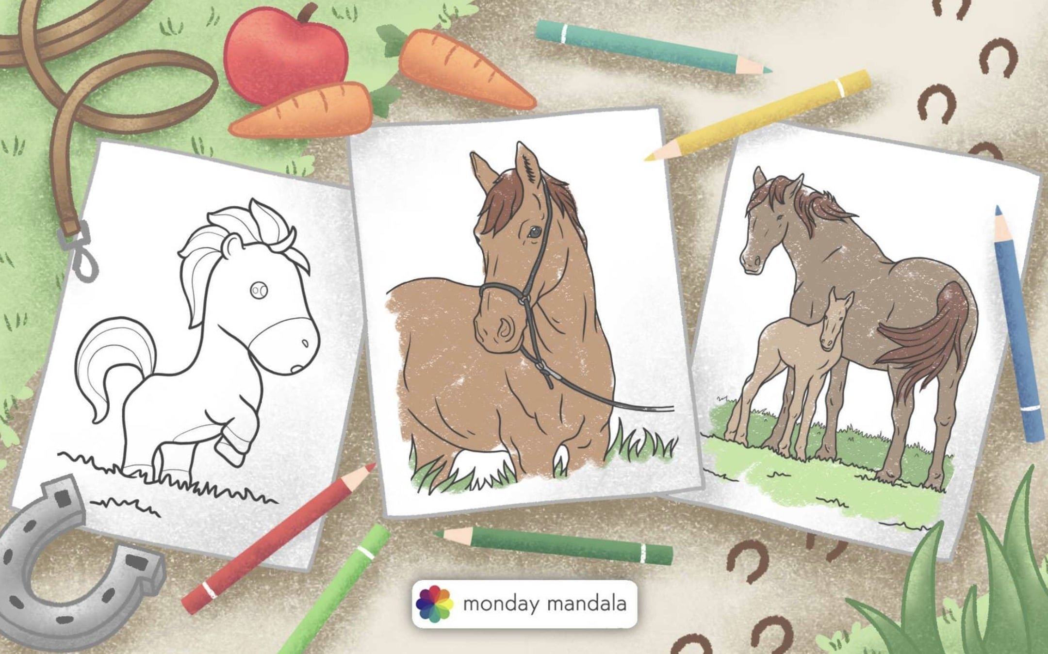 Horse Coloring Pages Free