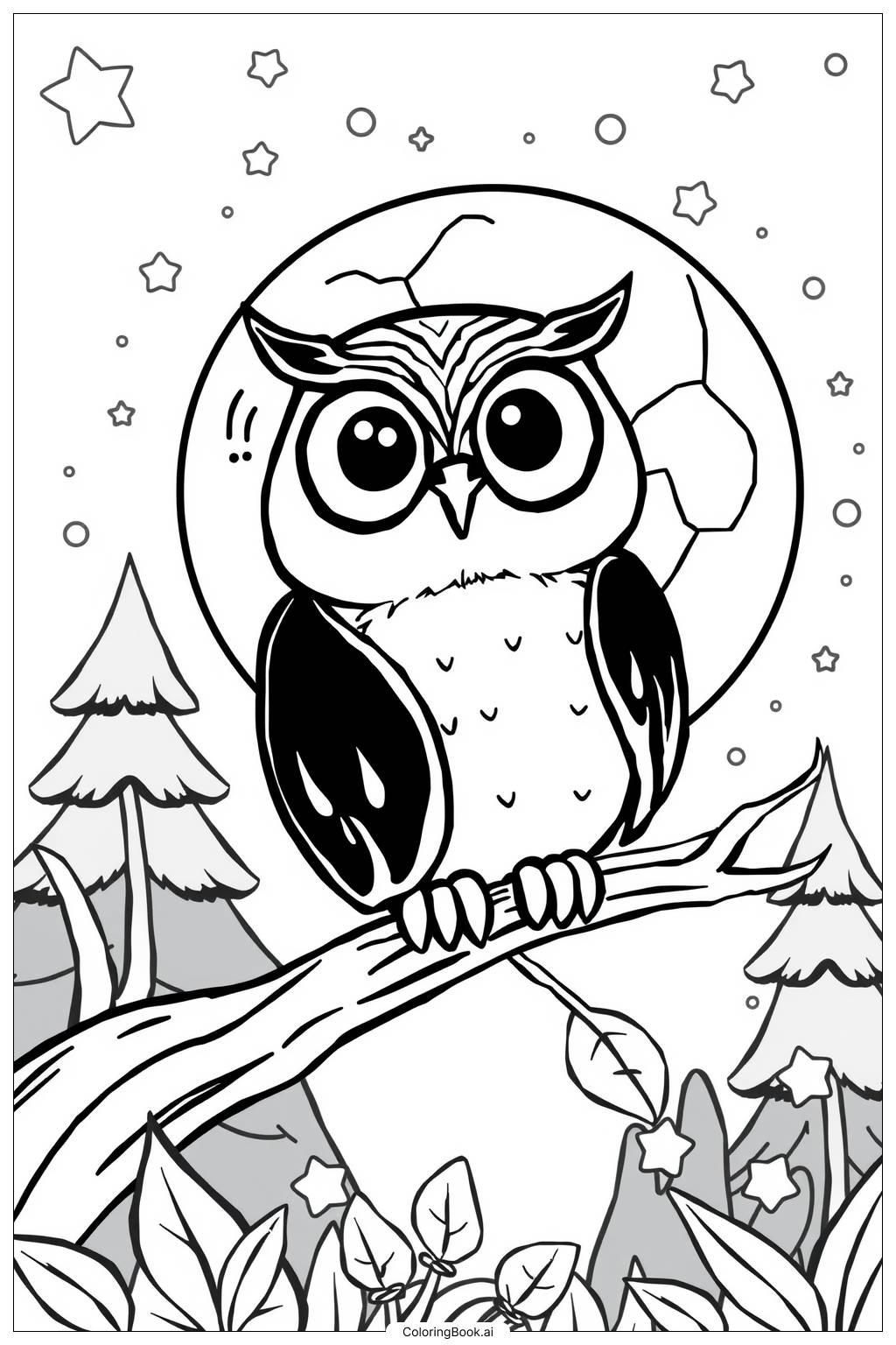 Printable Coloring Pages Of Owls