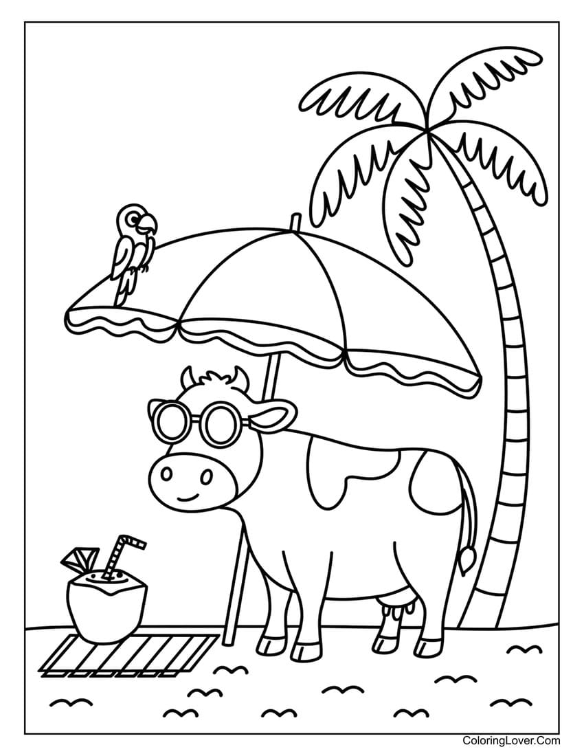 45 Cow Coloring Pages Free Printables For All Ages 