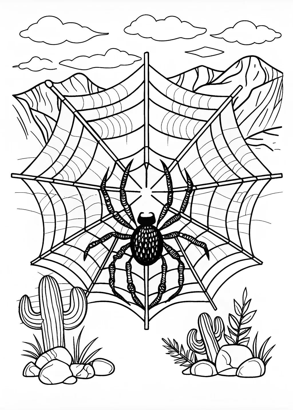 46 Spider Coloring Pages