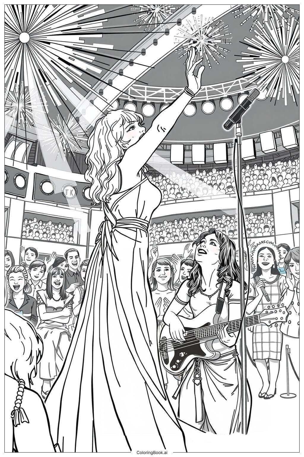 46 Taylor Swift Coloring Pages Free PDF U0026 PNG Printables 