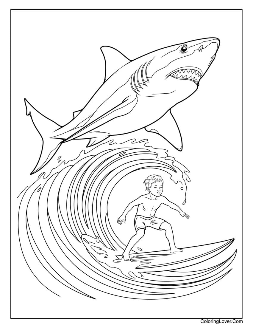 47 Shark Coloring Pages Free Printables For All Ages 