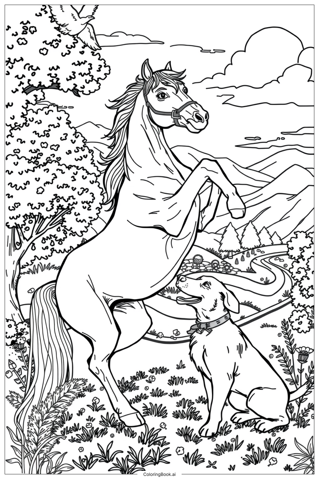Coloring Pages Of Horses Printable