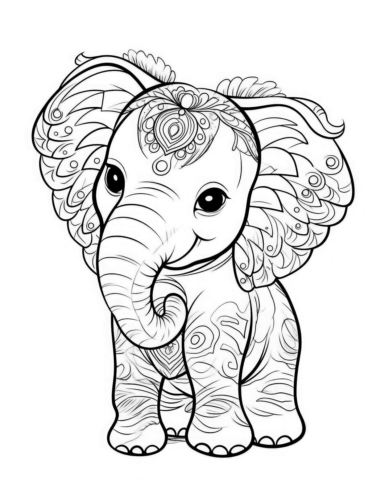 48 Majestic Elephant Coloring Pages For Adults And Kids Our 