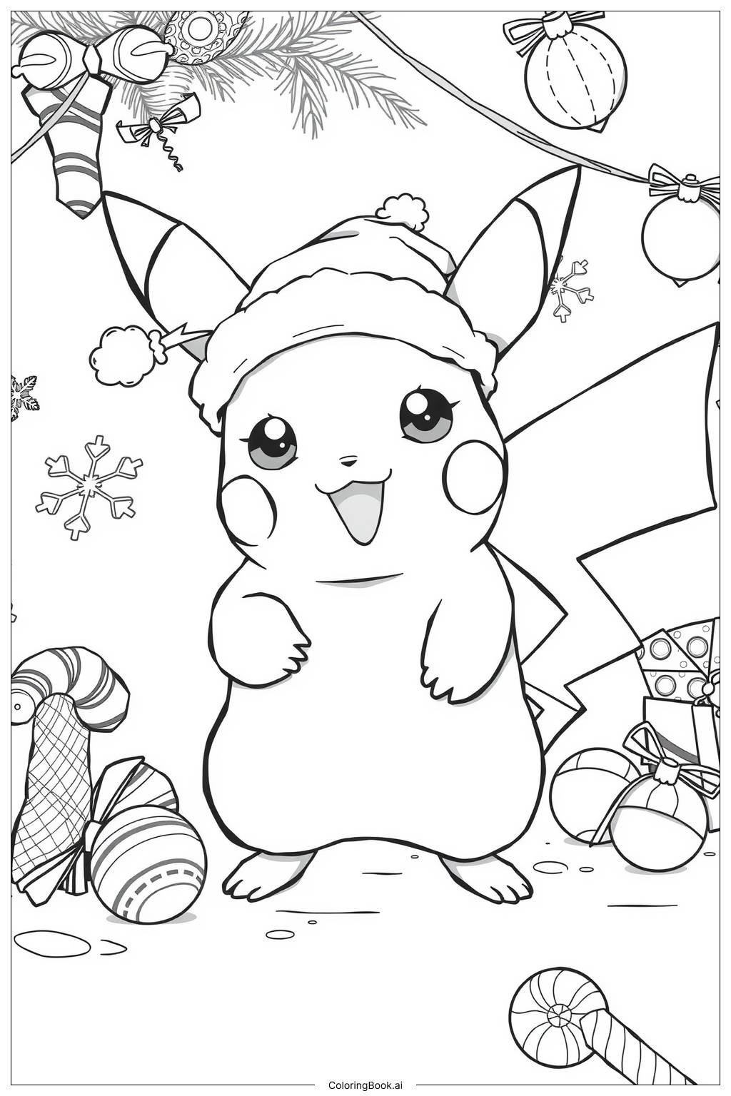 Free Pikachu Coloring Pages