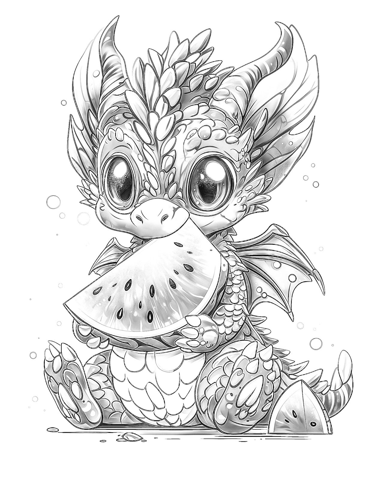 Free Printable Dragon Coloring Pages