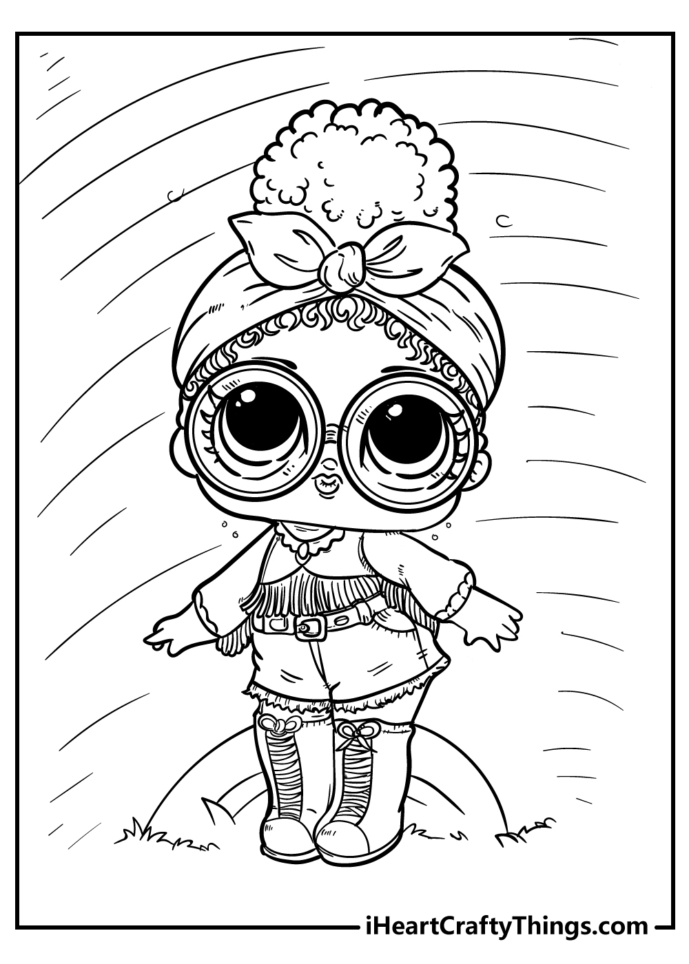 50 L O L Surprise Doll Coloring Pages Free Printables 