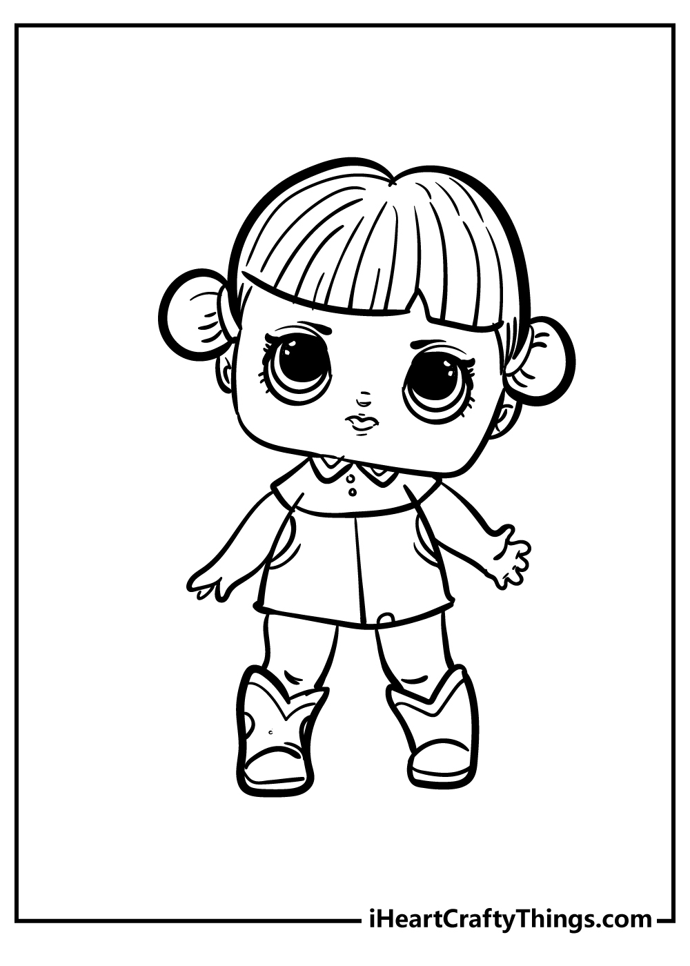 50 L O L Surprise Doll Coloring Pages Free Printables 