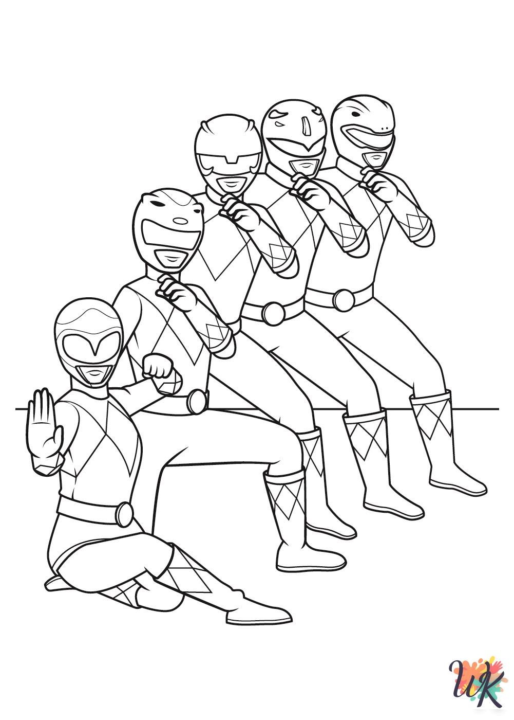 50 Power Rangers Coloring Pages For Kids ColoringPagesWK