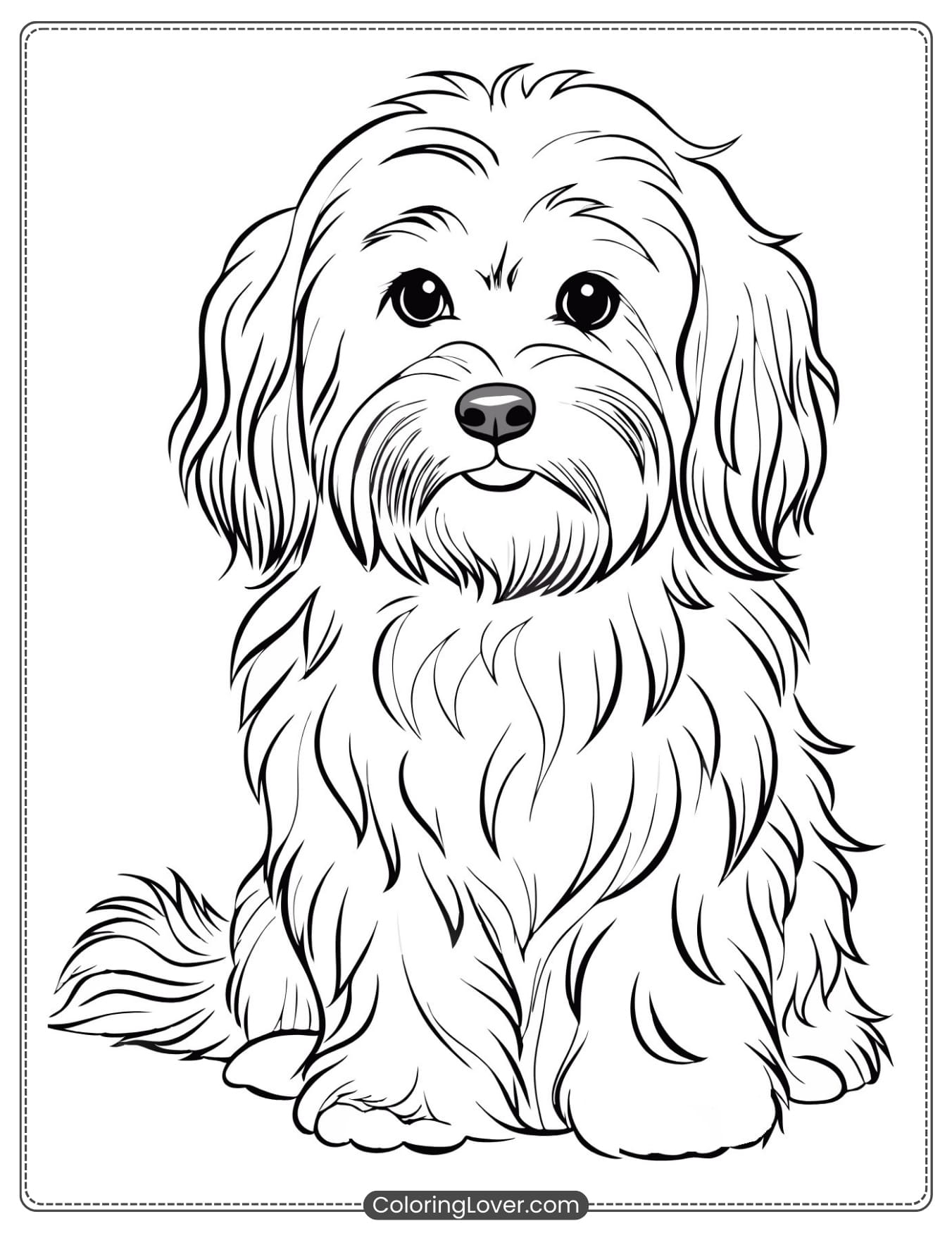 51 Puppy Coloring Pages Free Printables For All Ages 