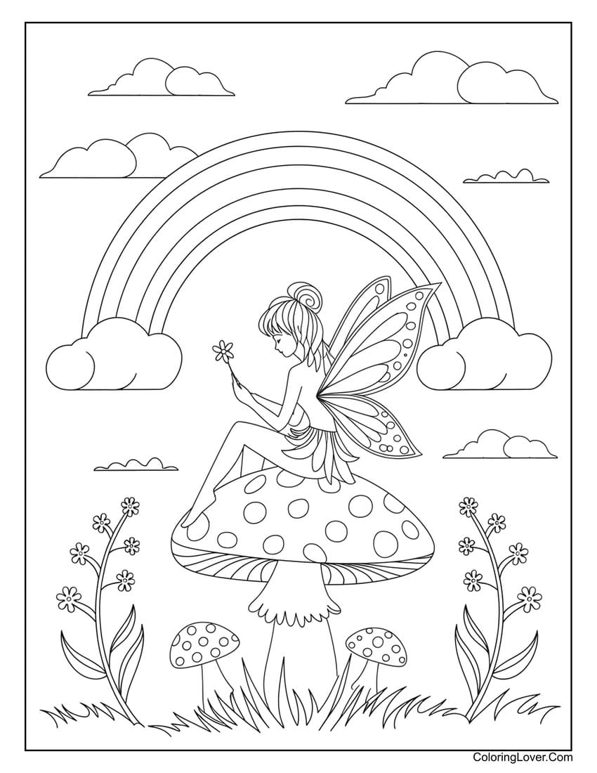 51 Rainbow Coloring Pages Free Printables For Kids 