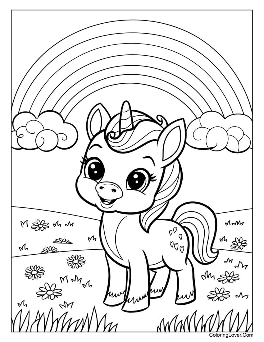 51 Rainbow Coloring Pages Free Printables For Kids 