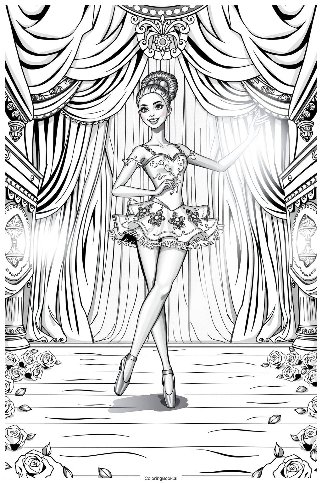 Free Barbie Coloring Pages