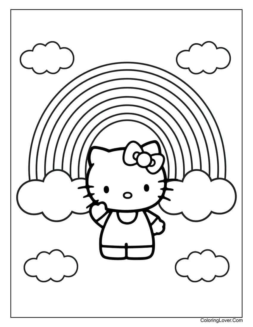 53 Hello Kitty Coloring Pages Free Printables For Kids 
