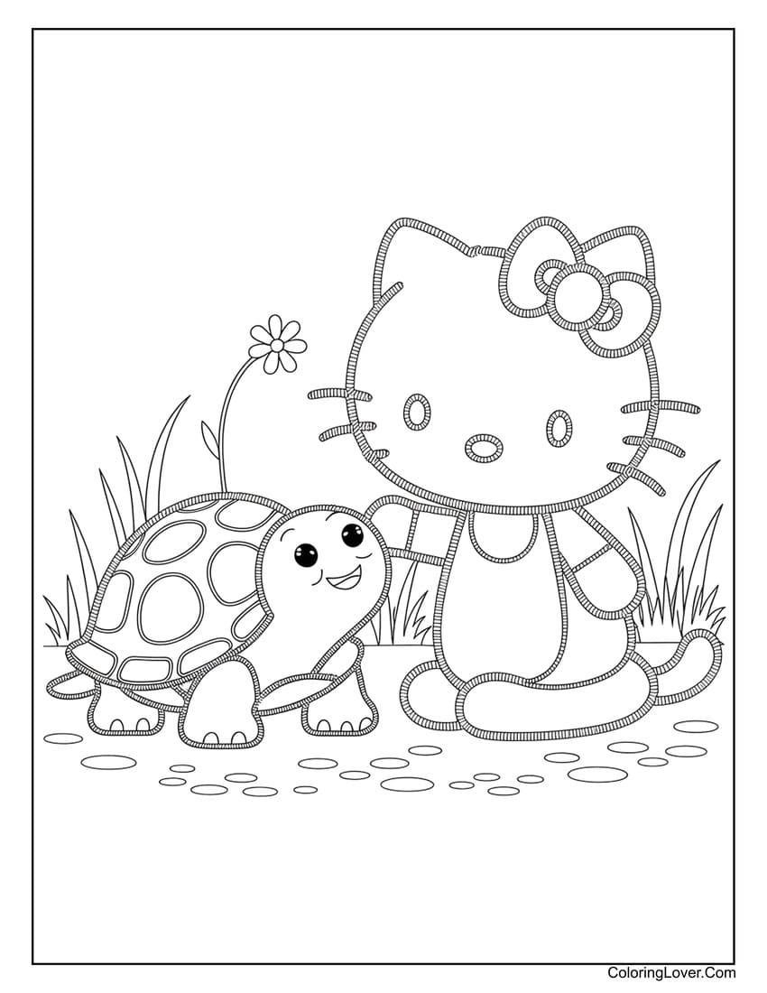 53 Hello Kitty Coloring Pages Free Printables For Kids 