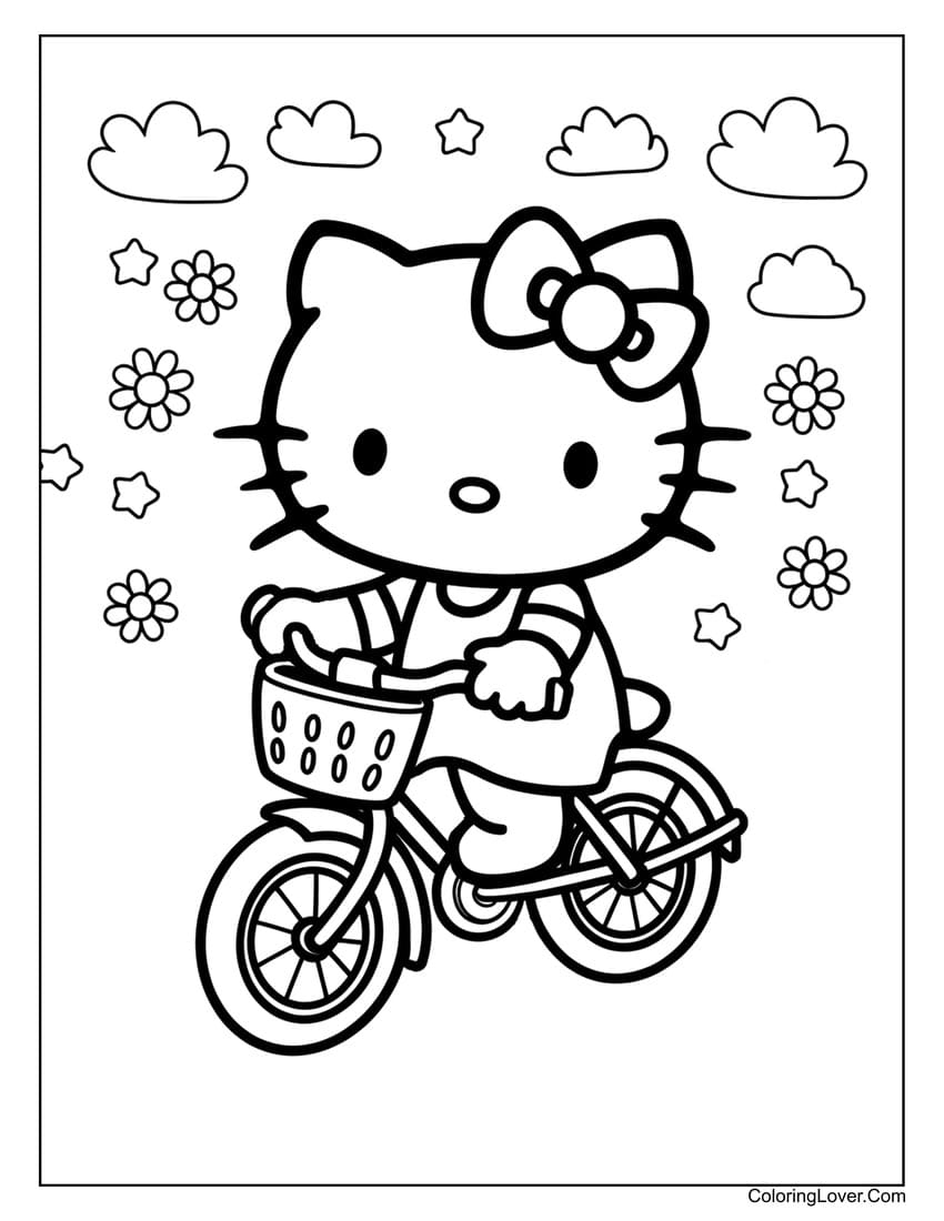 53 Hello Kitty Coloring Pages Free Printables For Kids 