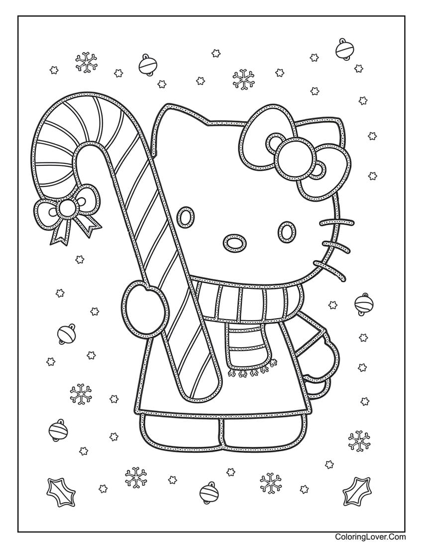 53 Hello Kitty Coloring Pages Free Printables For Kids 