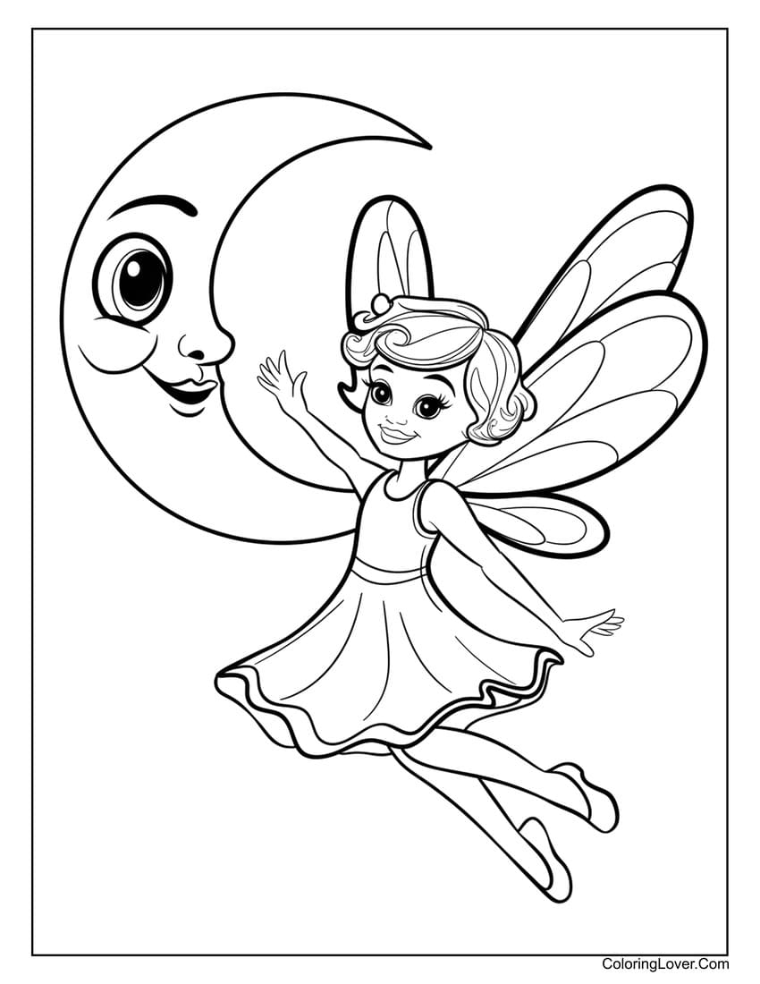 55 Fairy Coloring Pages Free Printables For All Ages 