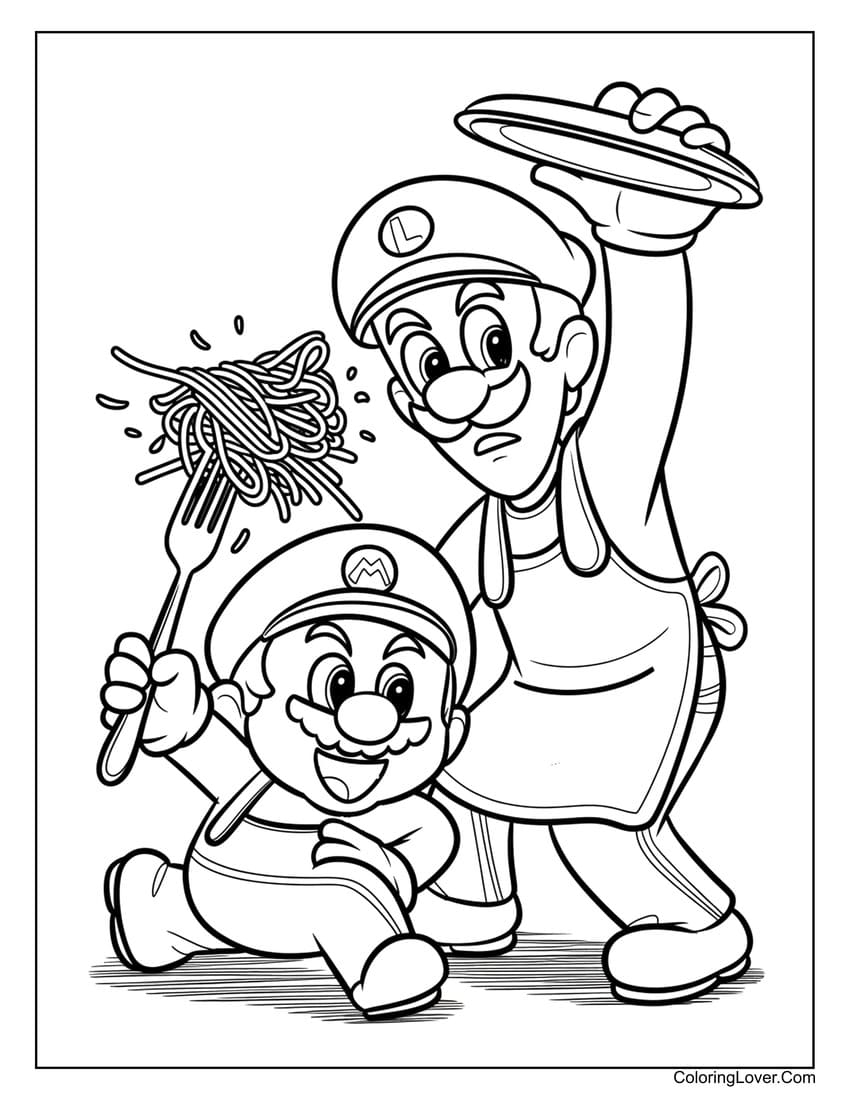 56 Super Mario Coloring Pages Free Printables For All Ages 