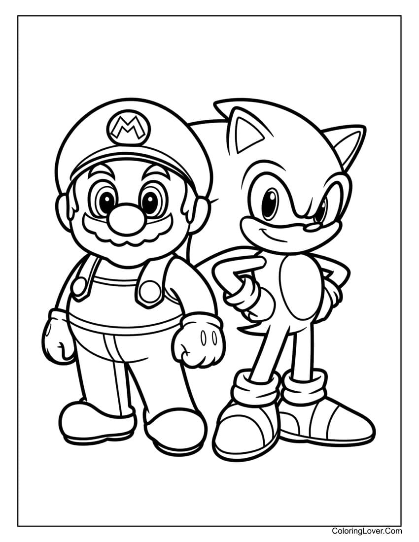 Free Printable Coloring Pages Mario