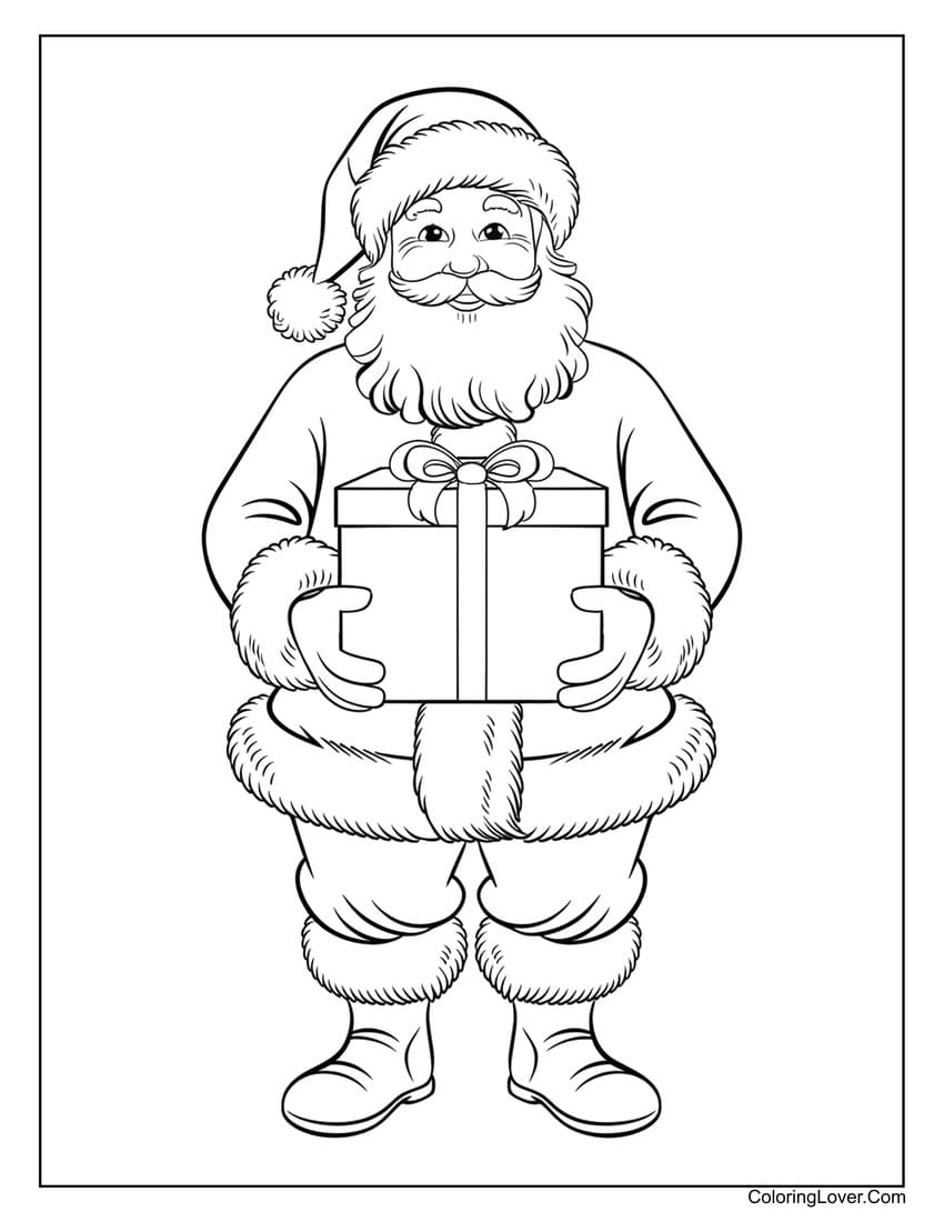 58 Santa Claus Coloring Pages Free Printables For All Ages 