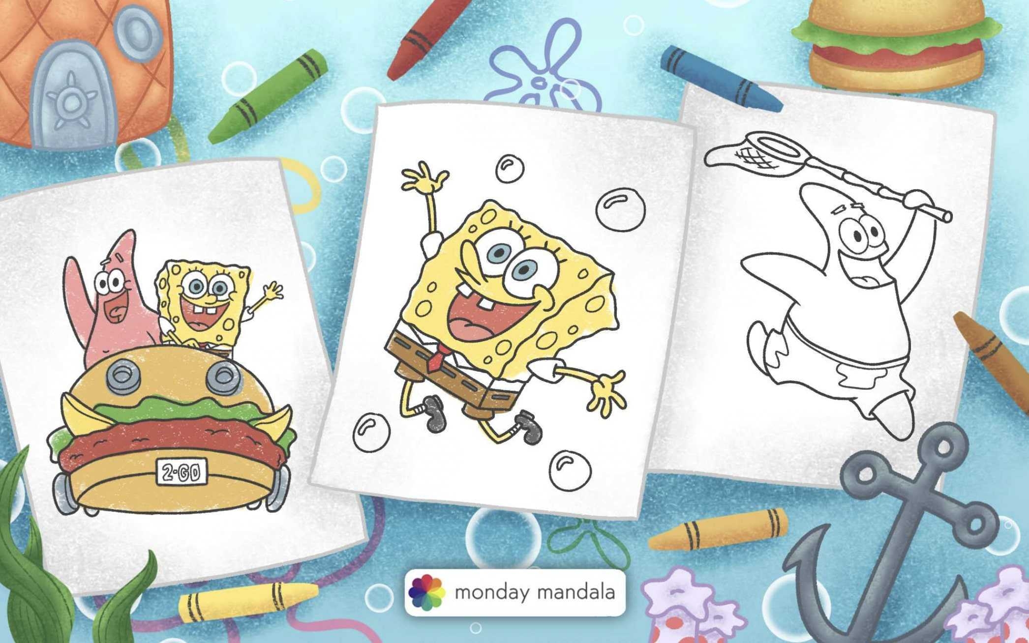 Free Spongebob Coloring Pages To Print
