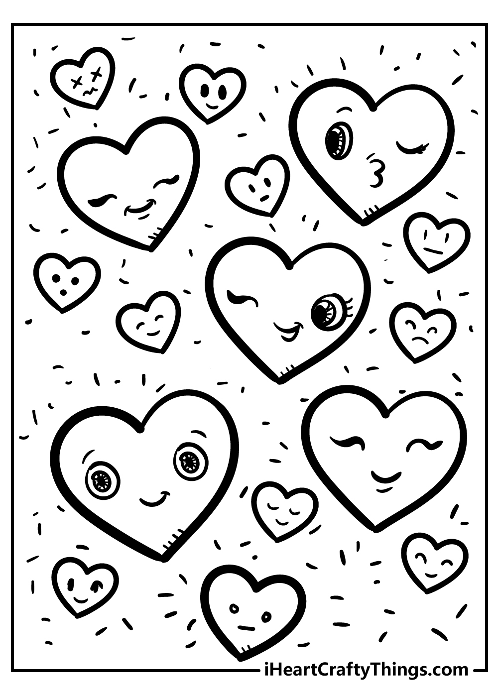 59 Heart Coloring Pages Cute Free PDF Printables For Kids 