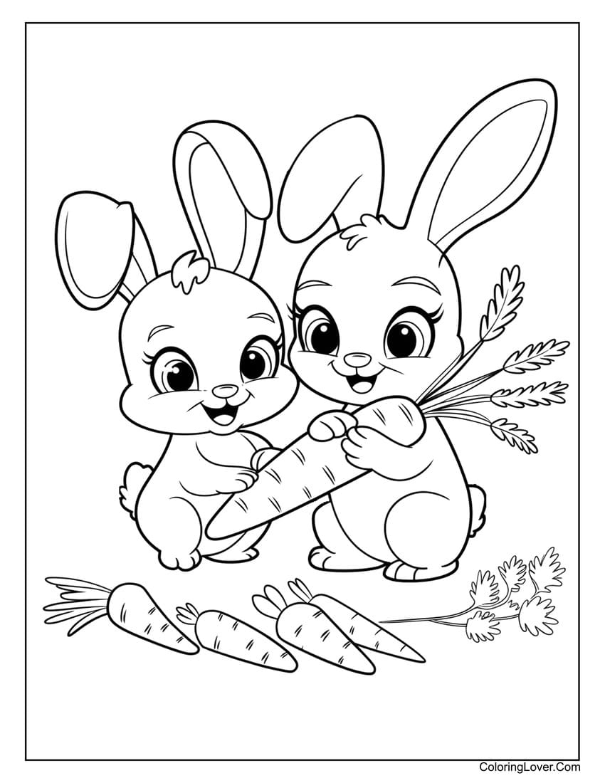 60 Bunny Coloring Pages Free Printables For All Ages 