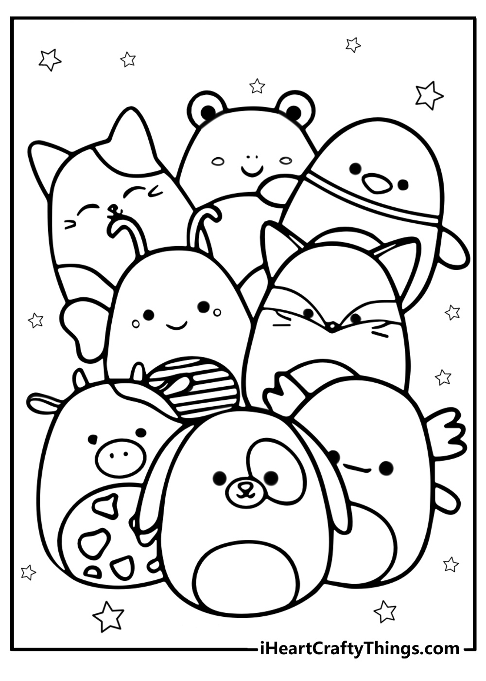 66 Squishmallow Coloring Pages Printable Free PDFs To Color 