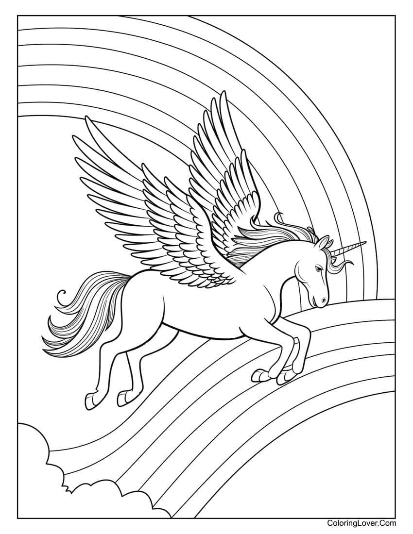 76 Unicorn Coloring Pages Free Printables For All Ages 