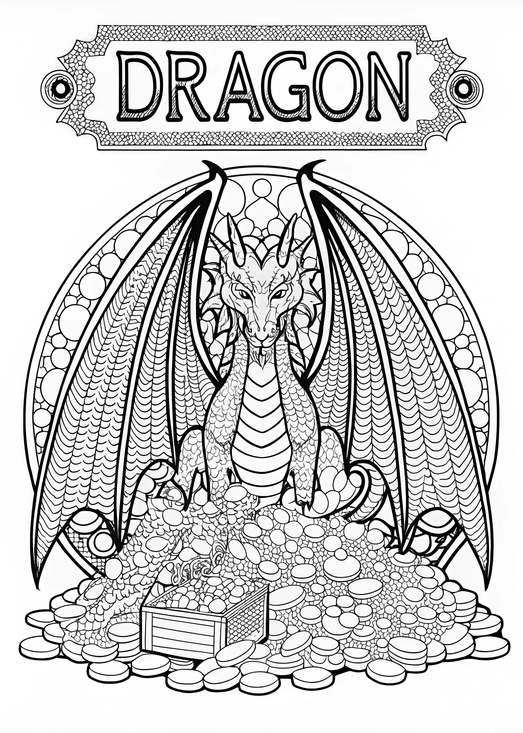 Dragon Coloring Pages Free Printable