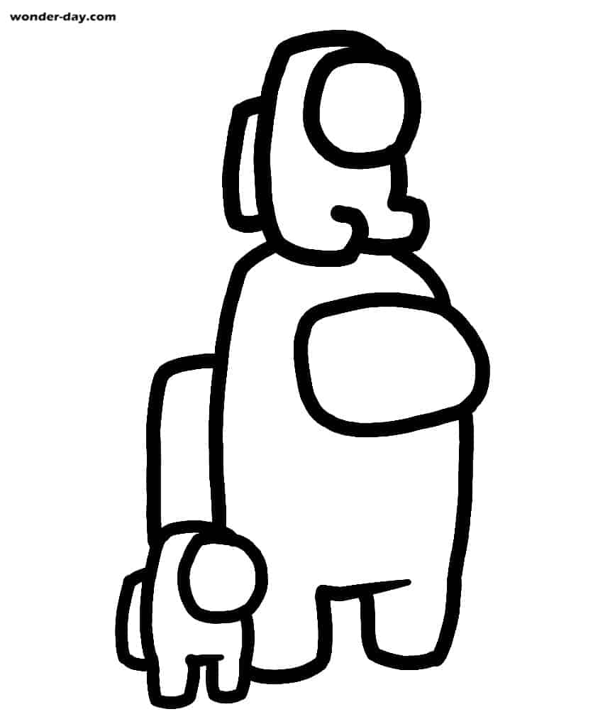 87 Among Us Coloring Pages Free To Print Artsy Pretty Colors