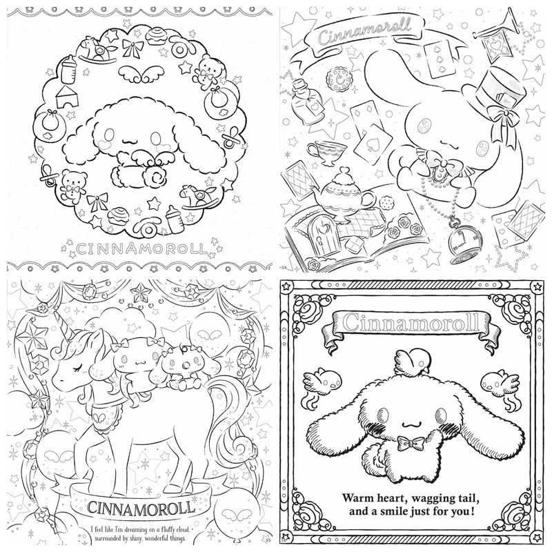 Cute Cinnamoroll Coloring Pages Printable