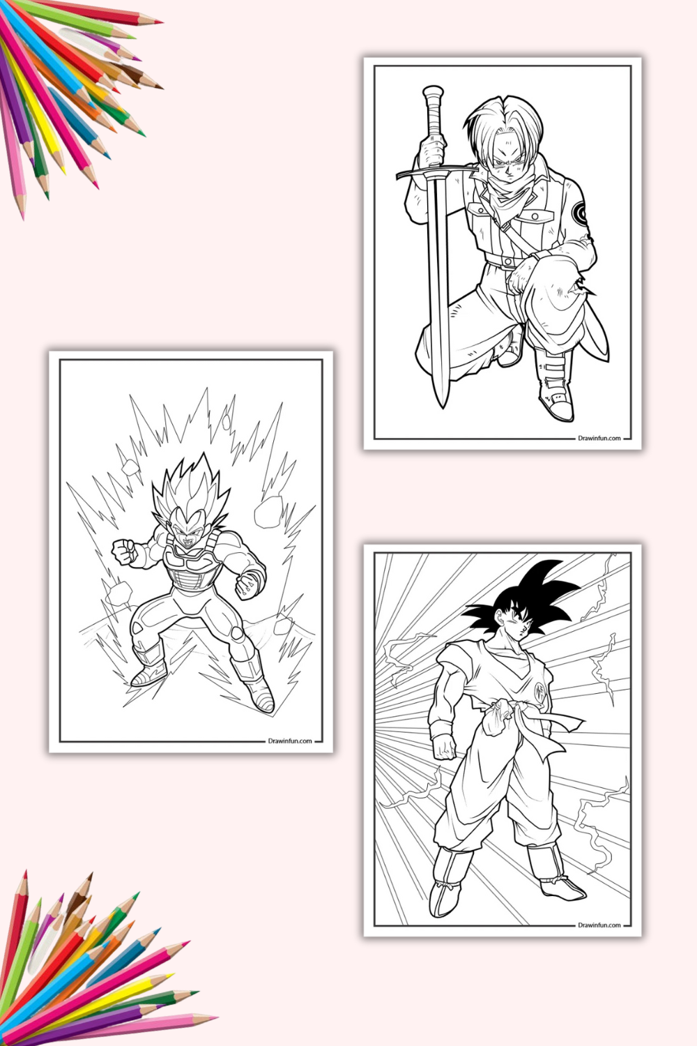 9 Dragon Ball Z Coloring Pages Free PDF Printables 