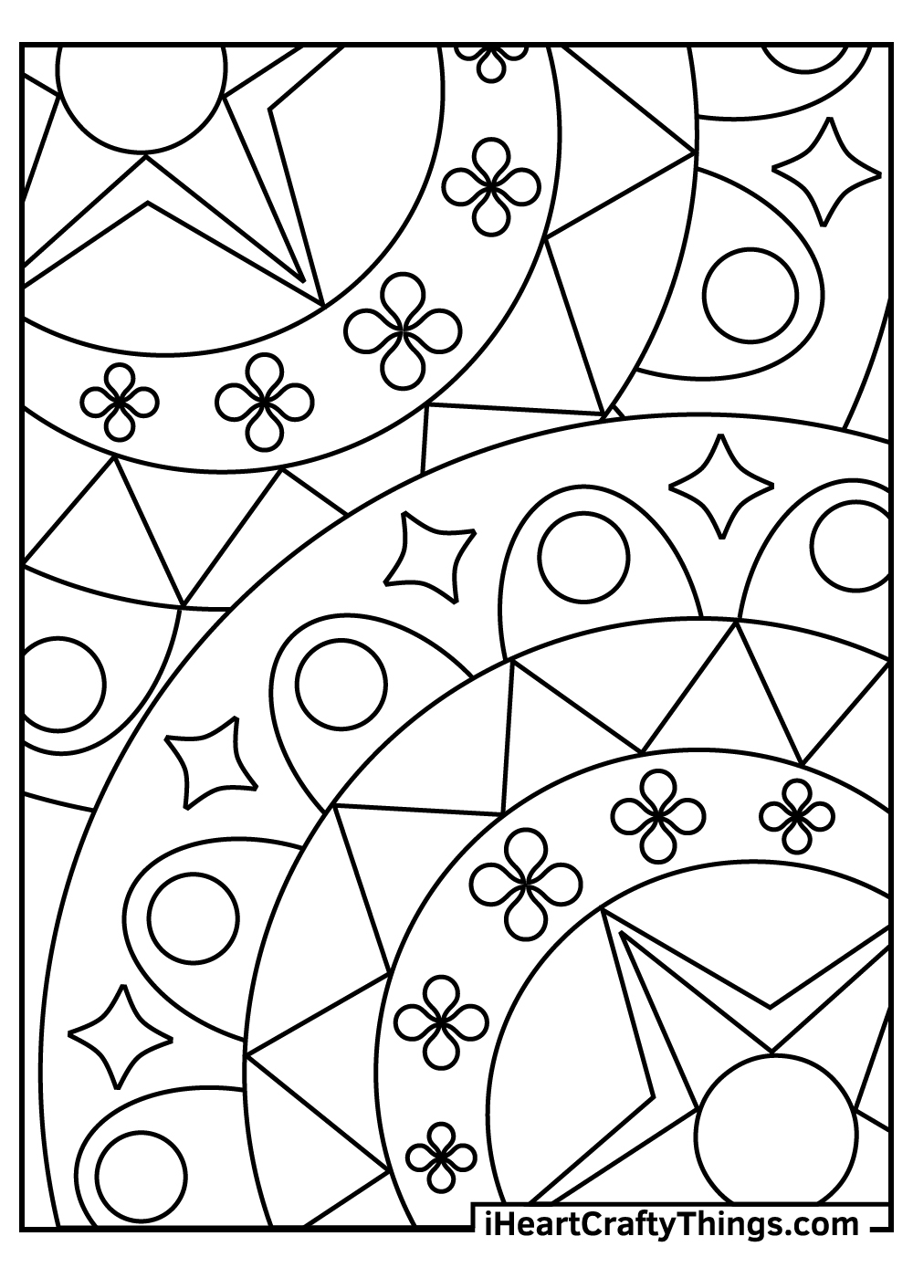 Abstract Coloring Pages Printable Printable Party Favors