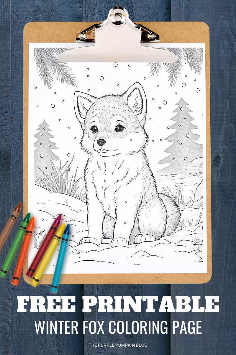 Fox Coloring Pages Printable