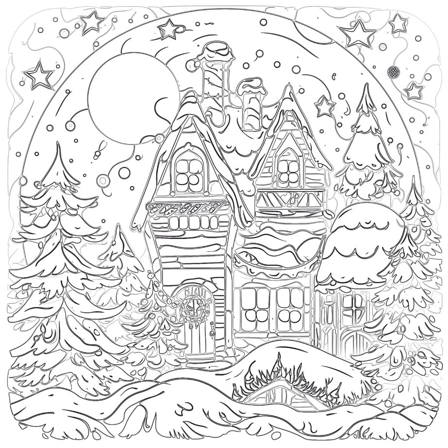 Free Coloring Pages For Adults Christmas