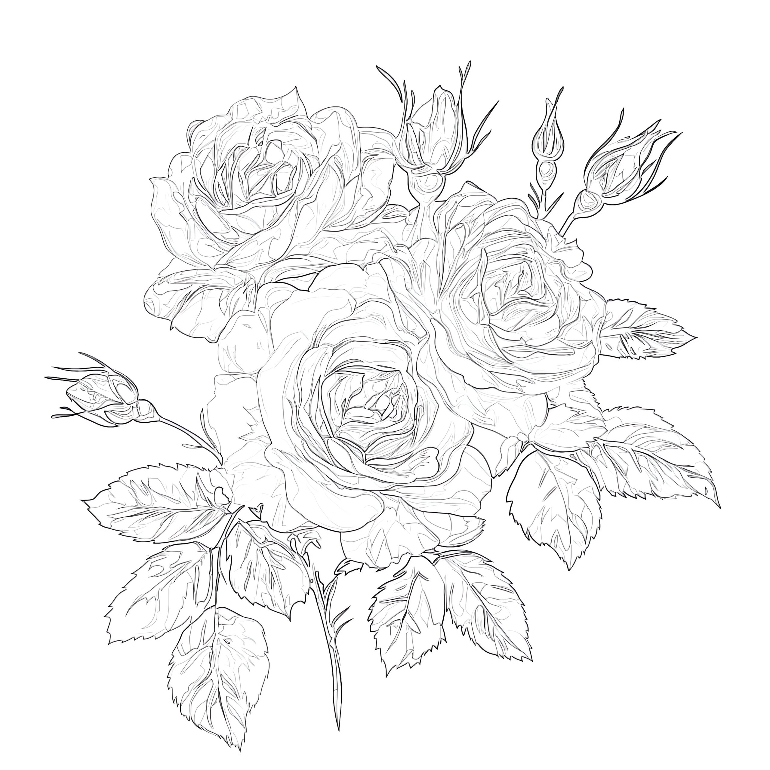 Adult Coloring Pages Printable Flowers Coloring Pages Mimi Panda