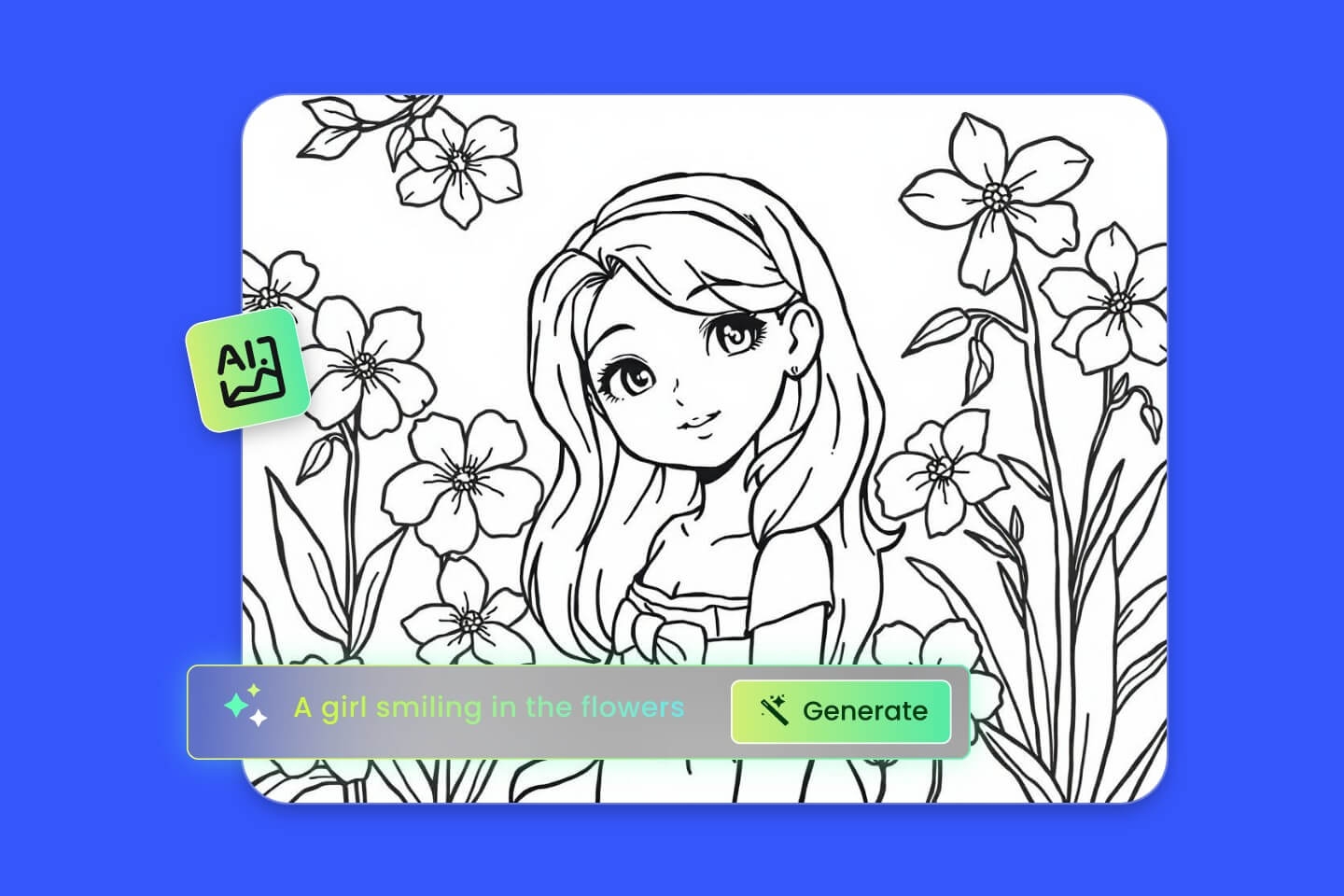 AI Coloring Page Generator Make Custom Coloring Page Free Fotor