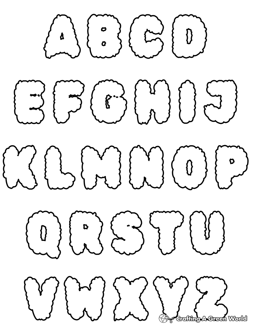 Alphabet Coloring Pages Free U0026 Printable 