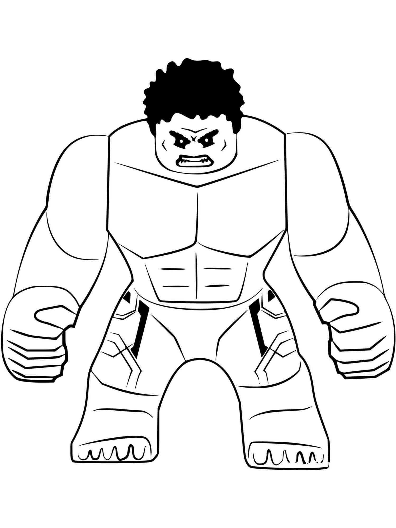 Angry Lego Hulk Coloring Page Download Print Or Color Online For Free