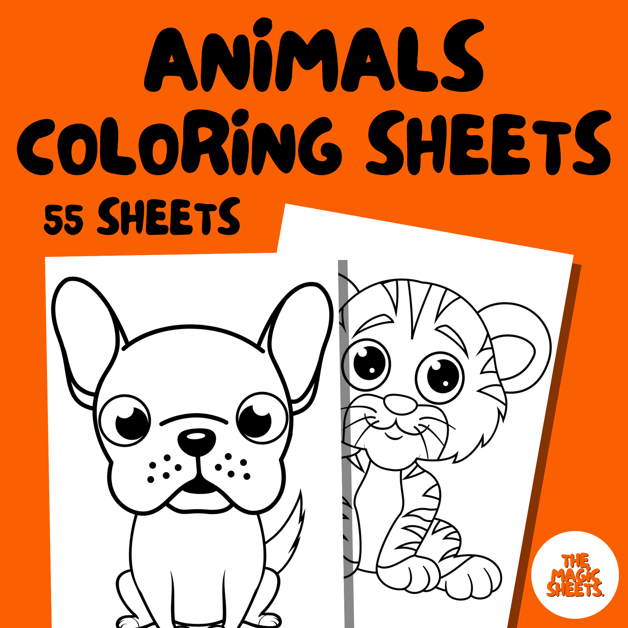 Cute Printable Animal Coloring Pages