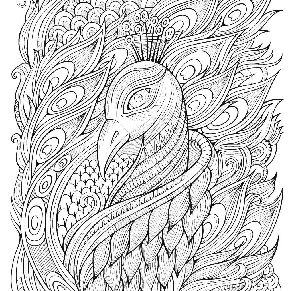Printable Stress Relief Coloring Pages For Adults