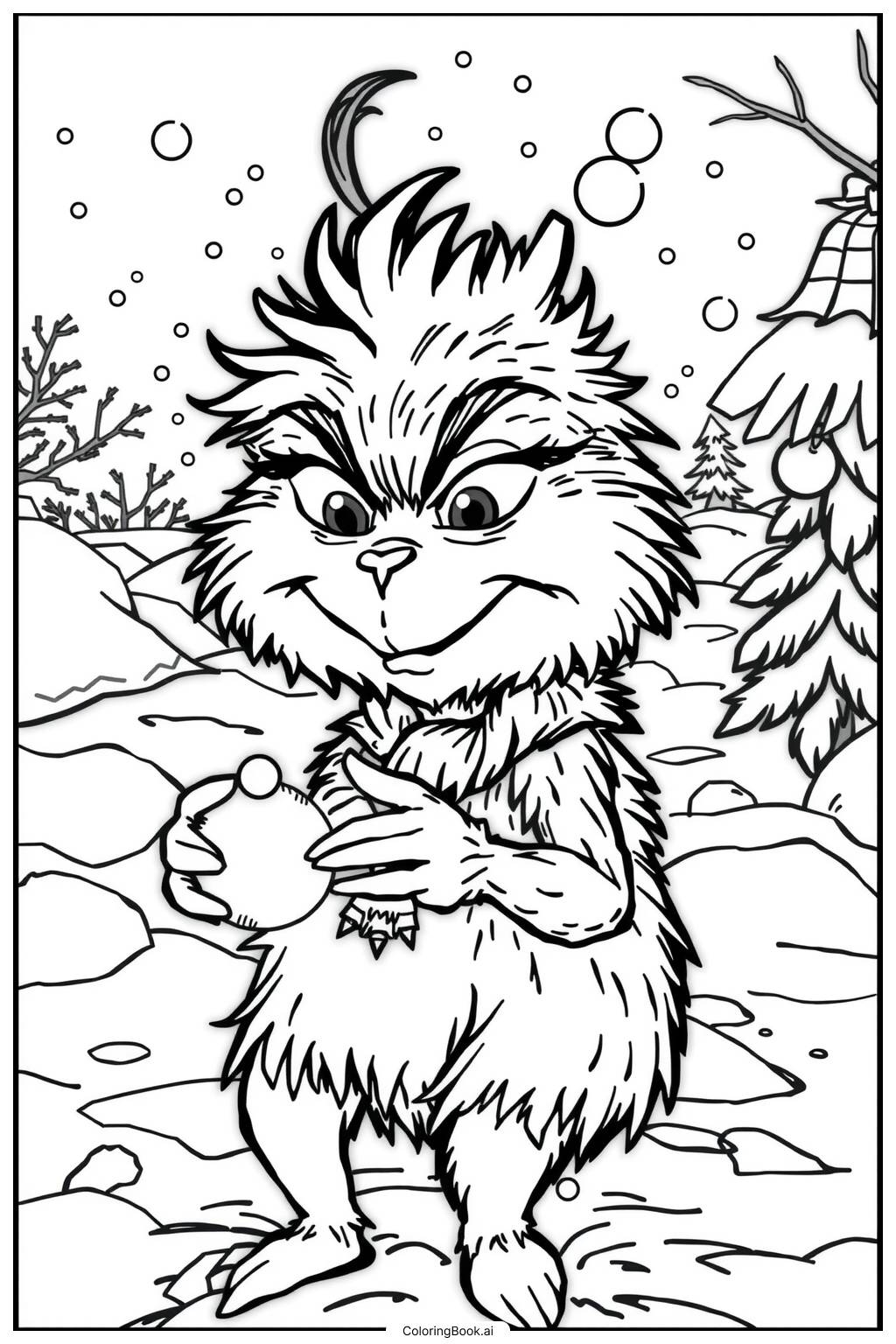 Free Grinch Coloring Pages