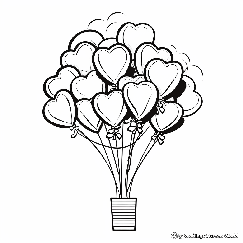 Balloon Coloring Pages Free U0026 Printable 