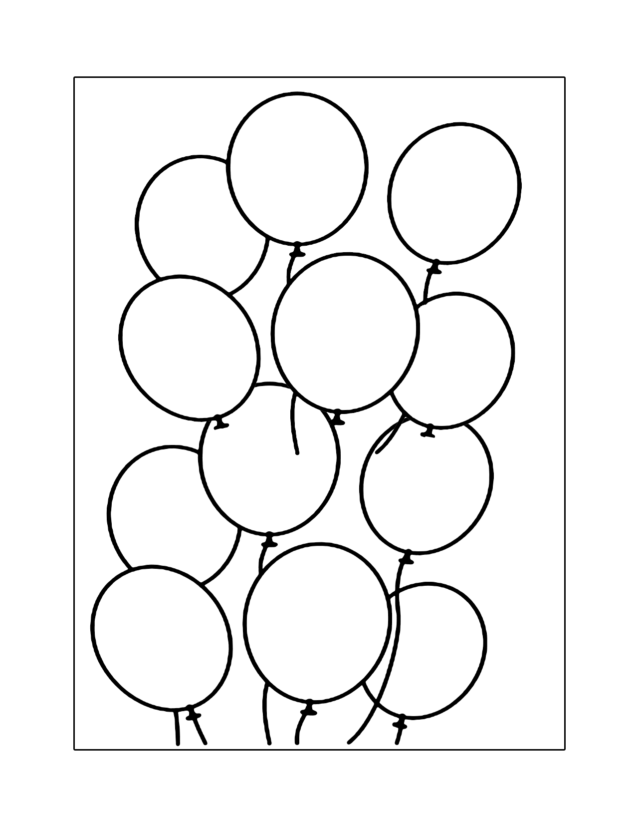 Balloons Coloring Pages Printable Coloring Pages FREE