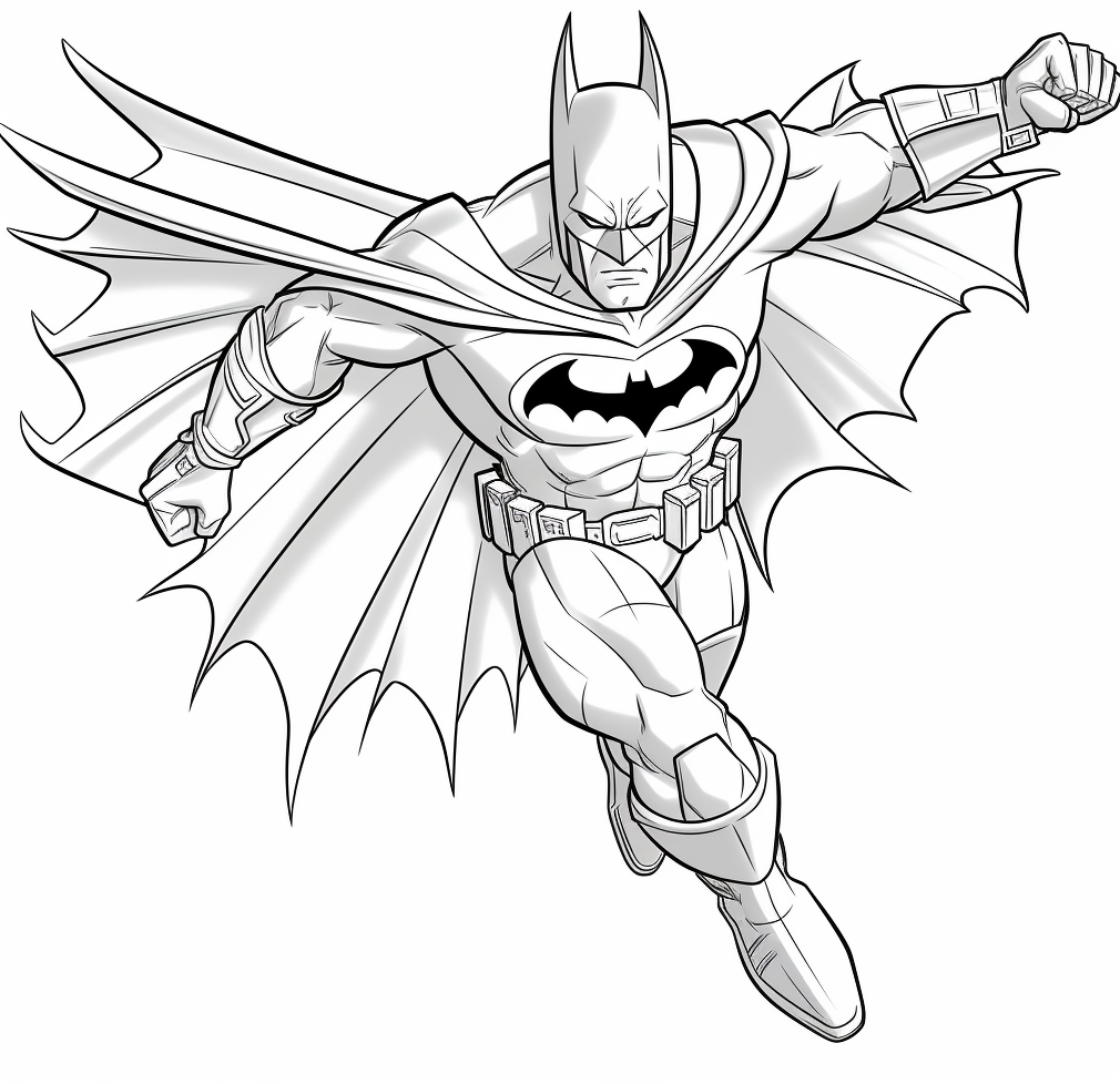Free Batman Coloring Pages