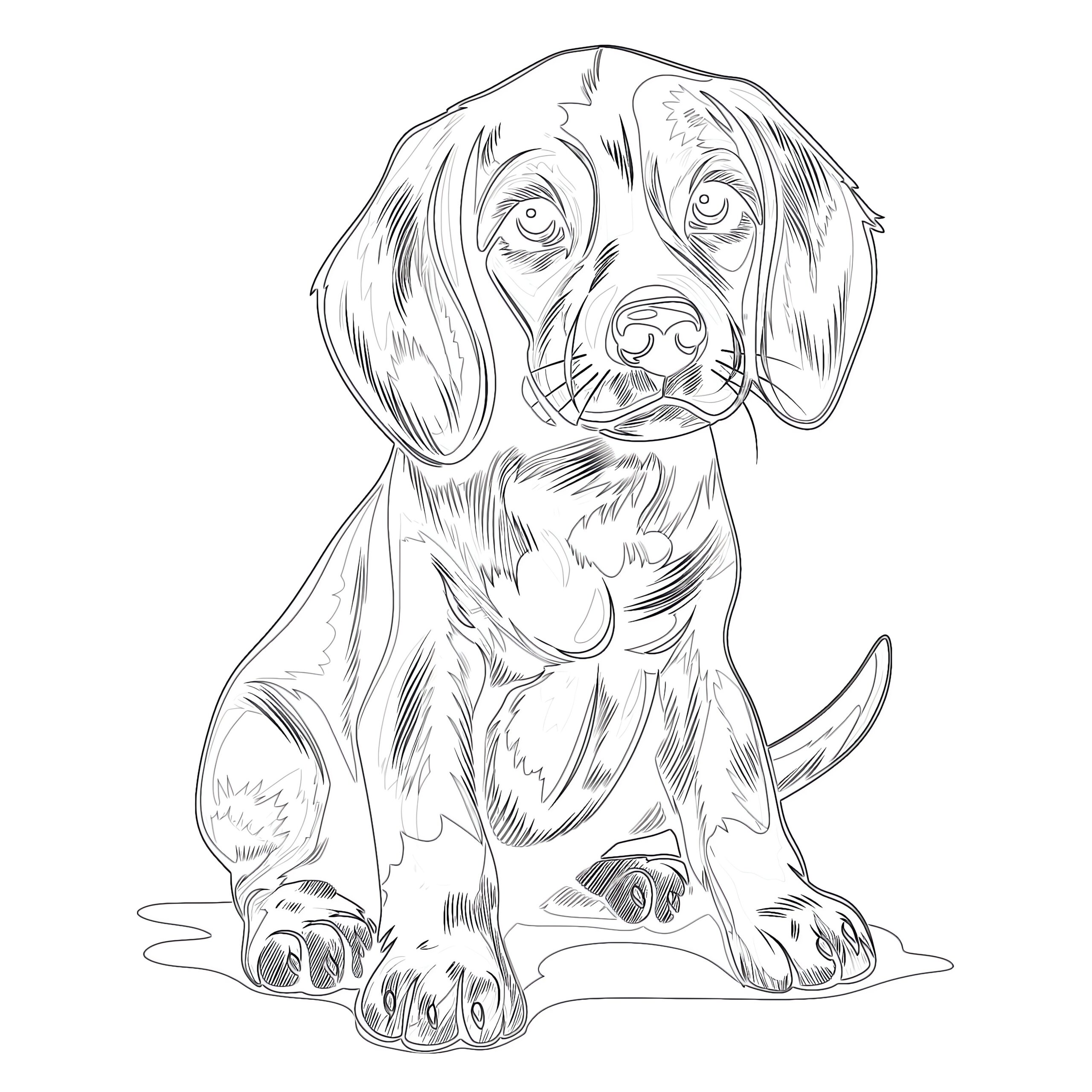 Free Dog Coloring Pages Printable