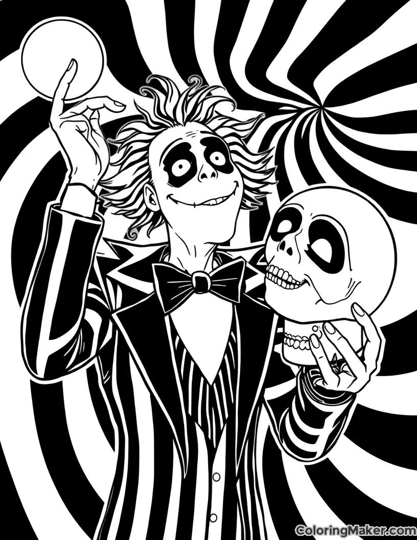 Beetlejuice Coloring Pages 8 Free Printables ColoringMaker